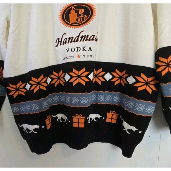 Tito's Vodka Sweater Mens 3XL Holiday Ugly Christmas Sweatshirt Pullover Party - Picture 3 of 8